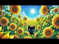 Summer Day Relaxation🌻Peaceful Music in the Sunflower Fields