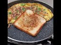 Mushroom Omelette Recipe | Street Food
