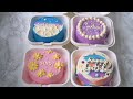 Let's Make Aesthetic Bento Cakes ll 3 Lunchbox Cake Tutorial II Perfect Vanilla/Choco Sponge Recipe