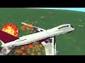 Emergency Landings In The Aircraft Carrier - Airplane Crashes & Landings! Besiege plane crash #3