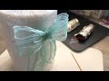 Rice paper Bow 🎀 | How to make a bow from Rice paper | Bow tutorial for cakes