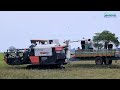 Perfect Rice Harvester Skills Workers, Safety Operating Techniques Machine, Kubota DC-105X #EP277