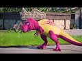 3 Headed RED T-Rex Takes on Super Dinosaurs - Dinosaur Fights | Jurassic World Adventures 2024