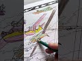Coloring big boat drawing doodle pad part 1