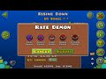 Rising Up -Geometry Dash- Demon 100% Complete