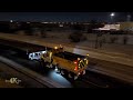 Toronto: Walk-around the paralyzed Highway 401 with trucks and cars stranded in snow 1-17-2022