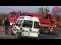 [4K] Sommozzatori + AutoGru + Ambulanza Croce Rossa Italiana Monza in emergenza.