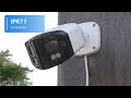 PG2046IRCS-P Dual Lens Security Camera | 4MP Night Vision Full Color Camera | Siren & 2-Way Talk