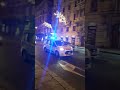 Genova sfilata ambulanze a Natale