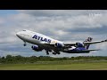 Atlas Air 747 at Manchester Airport