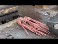 Skillful 90 year Old Man Rewinding Komatsu D65 Starter Motor Armature |