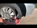 GoPro Inside a CAR TIRE (TIRE vs NAILS)