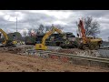 Derailed #2 locomotive NS 1058 gets lifted back onto the tracks!!