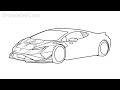 How to draw a LAMBORGHINI HURACAN SUPER TROFEO EVO 2 / drawing lambo st evo 2022 sports car