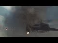 Mortar team helicopter scrap
