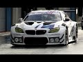 BMW M6 GT3 Testing - Twin-Turbo 4.4L V8 Sound With Nice Turbo Noises and Exhaust Overrun!