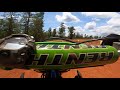 HUGE CRASH!!  ~ Durhamtown Off-Road Resort ~ Bomber Track ~ Kawasaki KX100