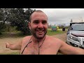 BEST COASTAL CAMPING IN  NSW- Rockpools, Brisket, FIRST time reversing the van- what could go WRONG?