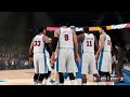 Carmelo Anthony throws a TD pass to send the game to OT - NBA 2K16