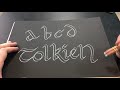 Double Pencil Calligraphy Tutorial