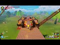 Lego Fortnite Survival Mode Monorail System With Turning!