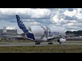 THE WHALE| Airbus BelugaXL SMOOTH Landing at Airbus Factory Hamburg