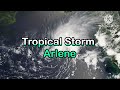 The Track Of Tropical Storm Arlene (2023)