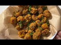 Crispy Paneer popcorn with sweet chilli sauce, No Fry! High protein snack! Healthy evening snacks