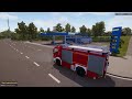 Emergency Call 112 - Dortmund Firefighters, Fire Brigade Truck and Ambulances Responding! 4K