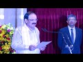 President Kovind administers the oath of office of the Vice President Venkaiah Naidu