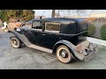 Abandoned '1934 Ford' Rescued From Garage After 60 Years | 1934 Ford Brewster Town Car | RESTORED