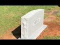 The CEMETERY SHOP receives a monument delivery #cemetery #tennessee #monument #boomtruck #teamwork