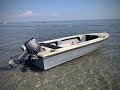Restauro barca di 4 metri in vetroresina con rimozione osmosi e rifacimento longheroni e madieri