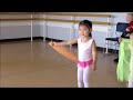 2012-11 Jihye first ballet class