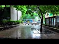 폭우로 폐쇄된 청계천, 그래도 외국인들이 흐뭇한 이유 Cheonggyecheon in the Rain •[4k] Seoul, Korea