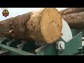 Amazing Modern Automatic Wood Processor Production Factory, Fastest Wood Sawmill Machines Working