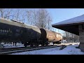 Keolis & CSX in Framingham ~ Arctic Cold Edition 01/30/21