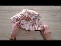 How to sew bucket hat | Reversible bucket hat