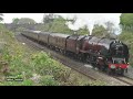 STEAM LOCOMOTIVE GETS STUCK ON HEMERDON INCLINE - 6233 DUCHESS OF SUTHERLAND