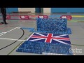 128,000 Dominoes   Falling into past   a journey around the world 2 Guinness World Records)   YouTub