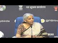 LIVE: Finance Minister Nirmala Sitharaman addresses press conference after Union Budget 2024