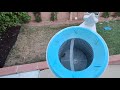 Pool guy's PVC PLUMB and skimmer setup of intex above ground pool