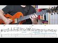 Bill Evans, Fly Me To The Moon solo transcription, Guitar Tab, 'analysis' [F Major/d minor] [180bpm]