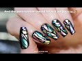 Stained Chrome Glass Nail Art🪞🎨
