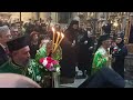 Jerusalim Hram Hristovog vaskrsenja, svetu liturgiju je služio Jerusalimski patrijarh Teofil treći 🙏