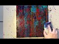 EASY Abstract Acrylic Art On Canvas / Catalyst Wedge Painting