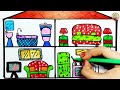 Doll House making for Kids | Doll House drawing for Kids and Toddlers | Dollhouse drawing