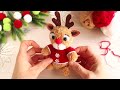 🦌 Christmas Reindeer made of yarn without knitting 🎄 Pom Pom Reindeer