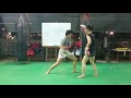 Muay Chaiya - ladies practicing hand combination