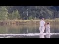 Kanye West 'walks' on water with his children